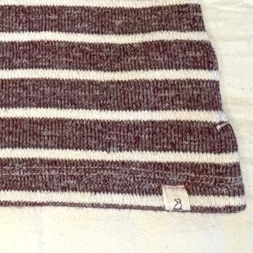Me & Henry Striped Rugby Shirt Sweater Boy's 4/5 | Maroon, Gray
